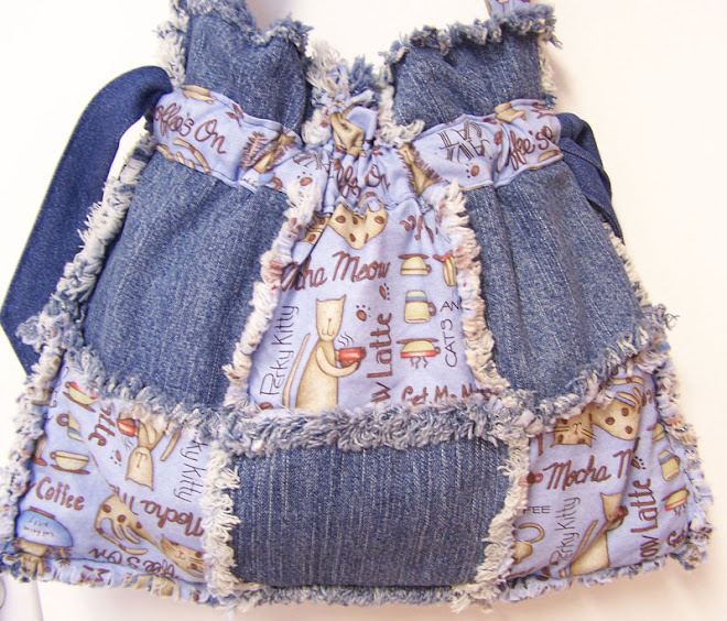 daisydenims Red Black Bandana Paisley Denim Purse Handbag