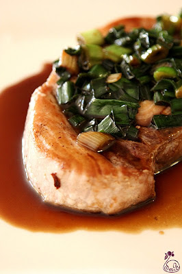 SMB - Canberra Food Blog: Marlin Steaks & Shallot Pancakes for dinner!