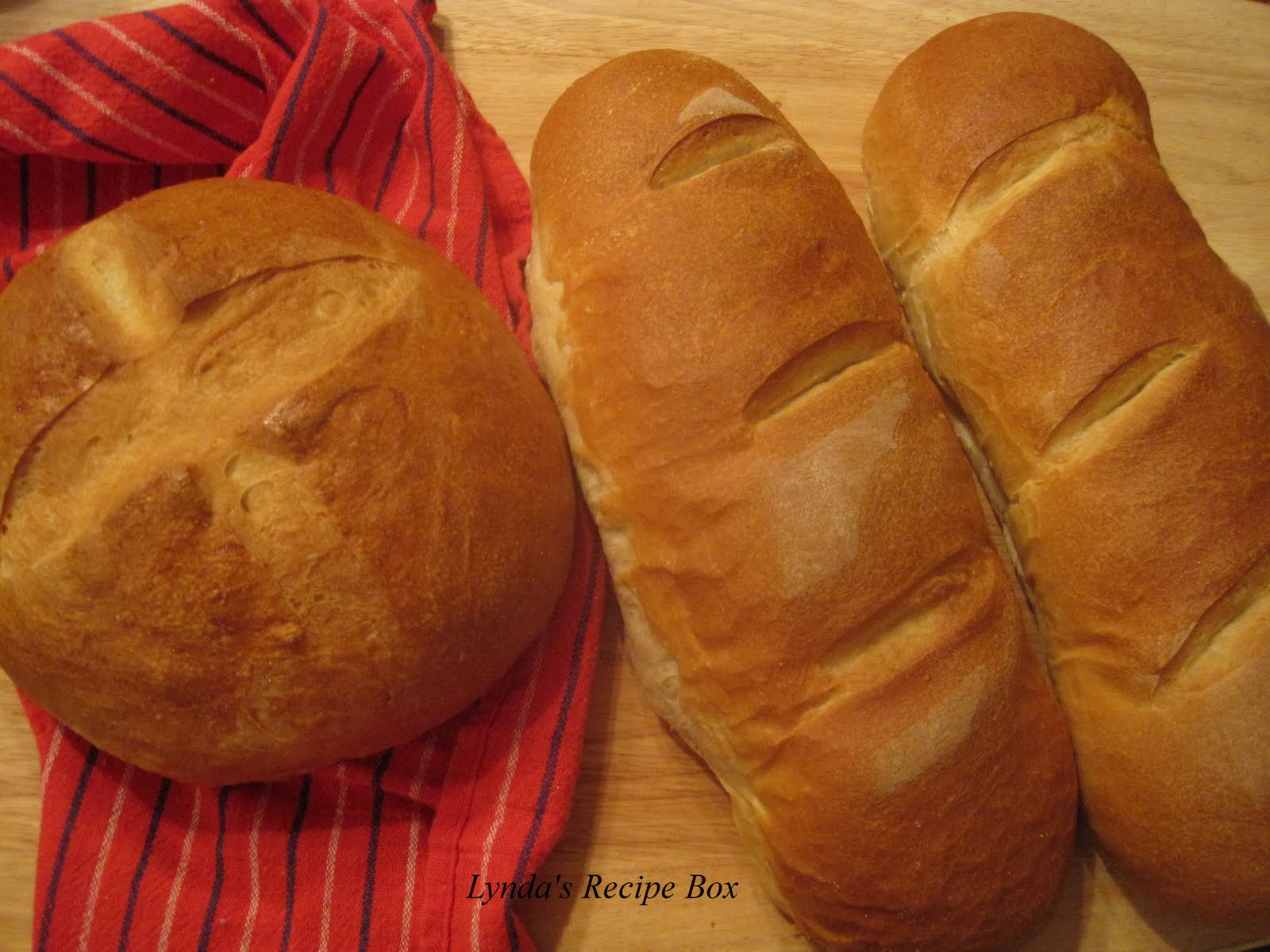 Lynda's Recipe Box Homemade French Bread
