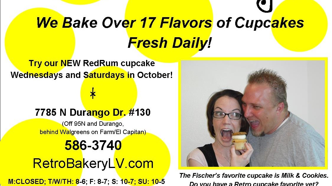 An innovative cupcake ad campaign from Retro Bakery