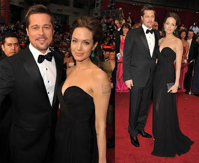Angelina Jolie Elie Saab dress Oscars 2009