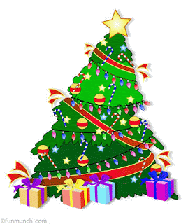 Decorated Christmas tree clip art with Christmas gifts picture free download Christian photos for desktop