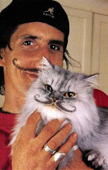 Salvadore Dali and cat