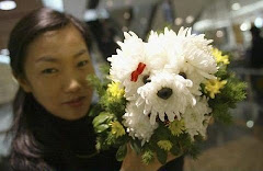 puppy in flowers