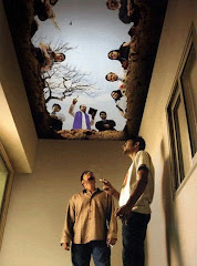 ceiling mural in a smoker's lounge LOL