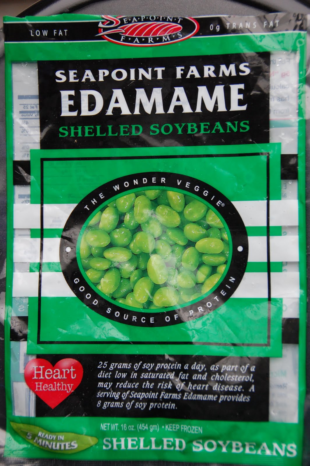 What my kids are eating Shelled edamame from Seapoint Farms