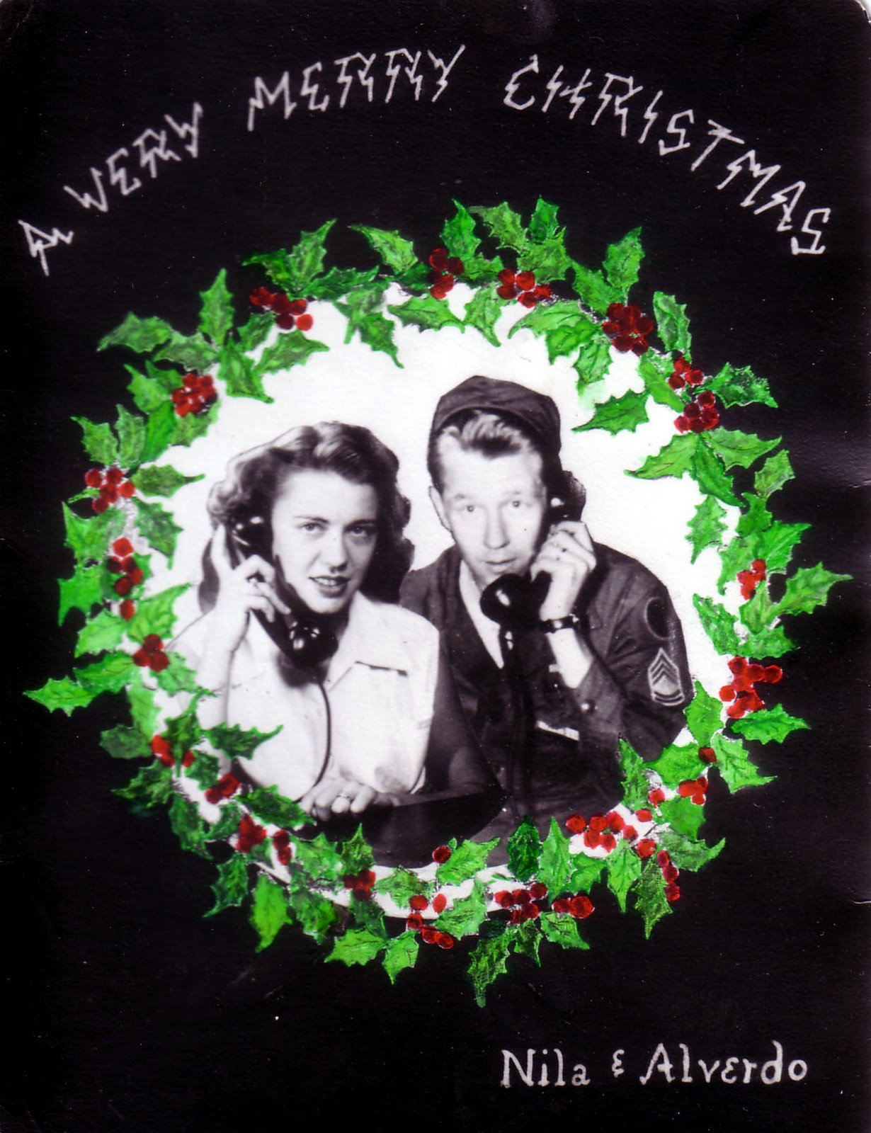 Al and Nila Christmas 1952