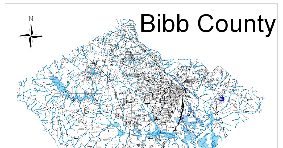 Garret McDowell's GIS Page Bibb County Random Map