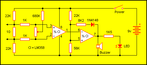 Circuitos Electrónicos: Elaboración de un probador de continuidad casero