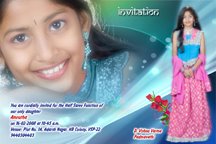 Saree Ceremony Invitation