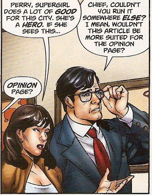 Ah, Lois, way to put journalistic integrity ahead of personal feelings!