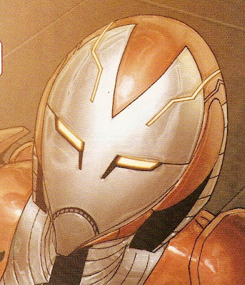 Tony seriously designed her armor with a frowny face?