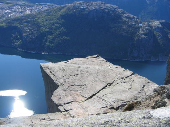 Pulpit Rock or Preikestolen Amazing Mountain - Norway, Photos. Pulpit Rock or Preikestolen Amazing Mountain - Norway, Photos.