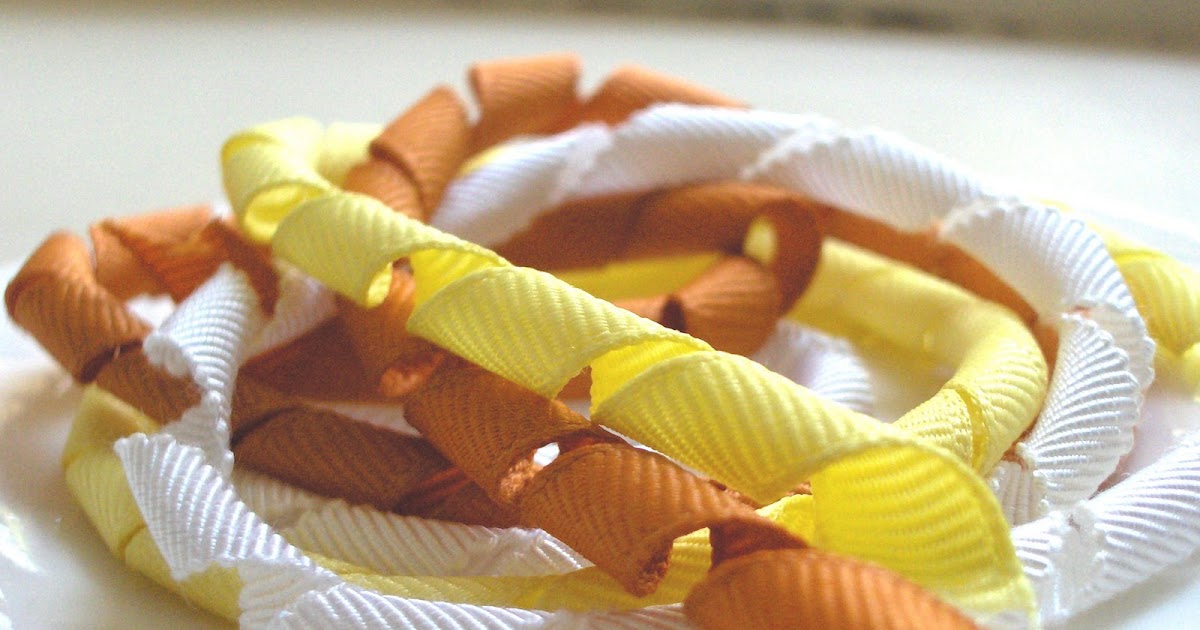 zakka life How To Curl Fabric Ribbon