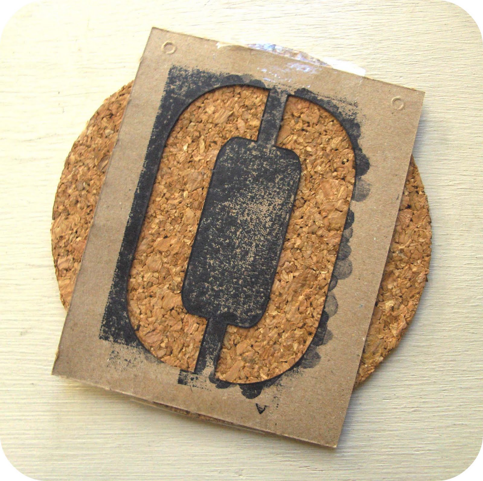 zakka life Craft Project Personalized Cork Coasters