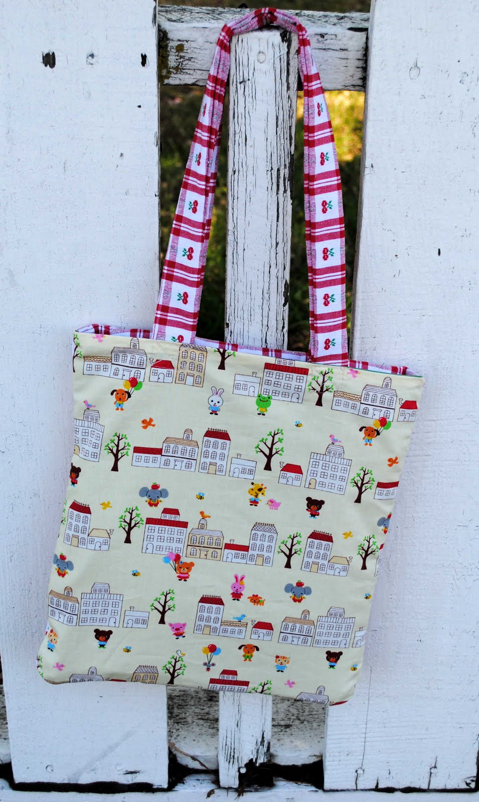 zakka life How To Sew a Picnic Blanket Tote