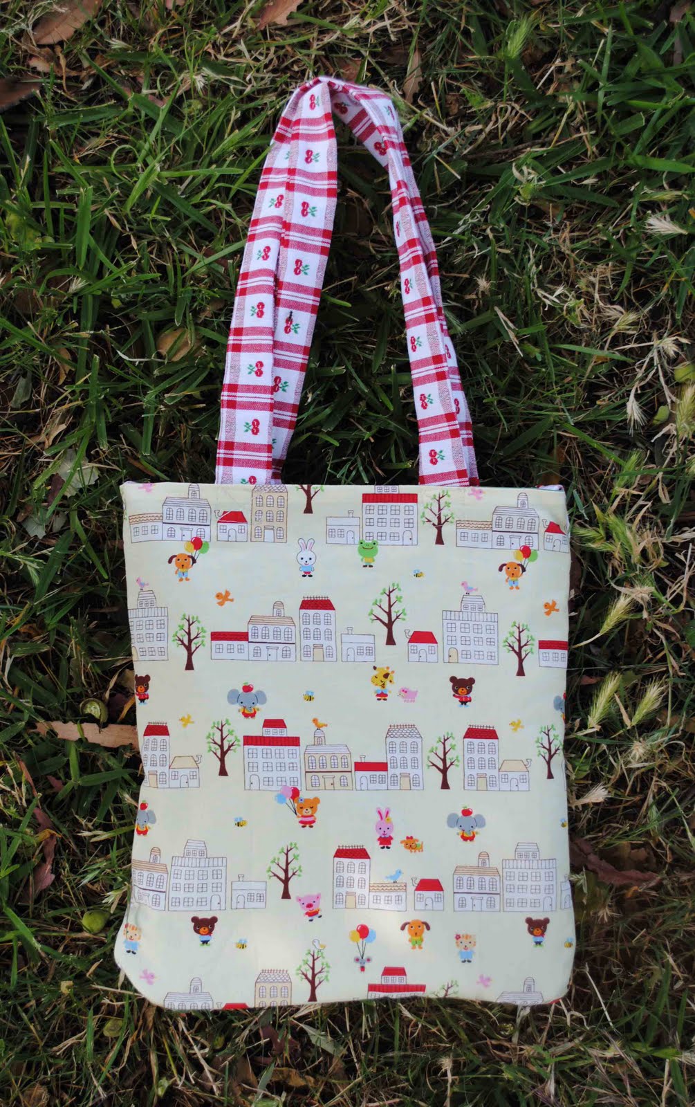 zakka life How To Sew a Picnic Blanket Tote