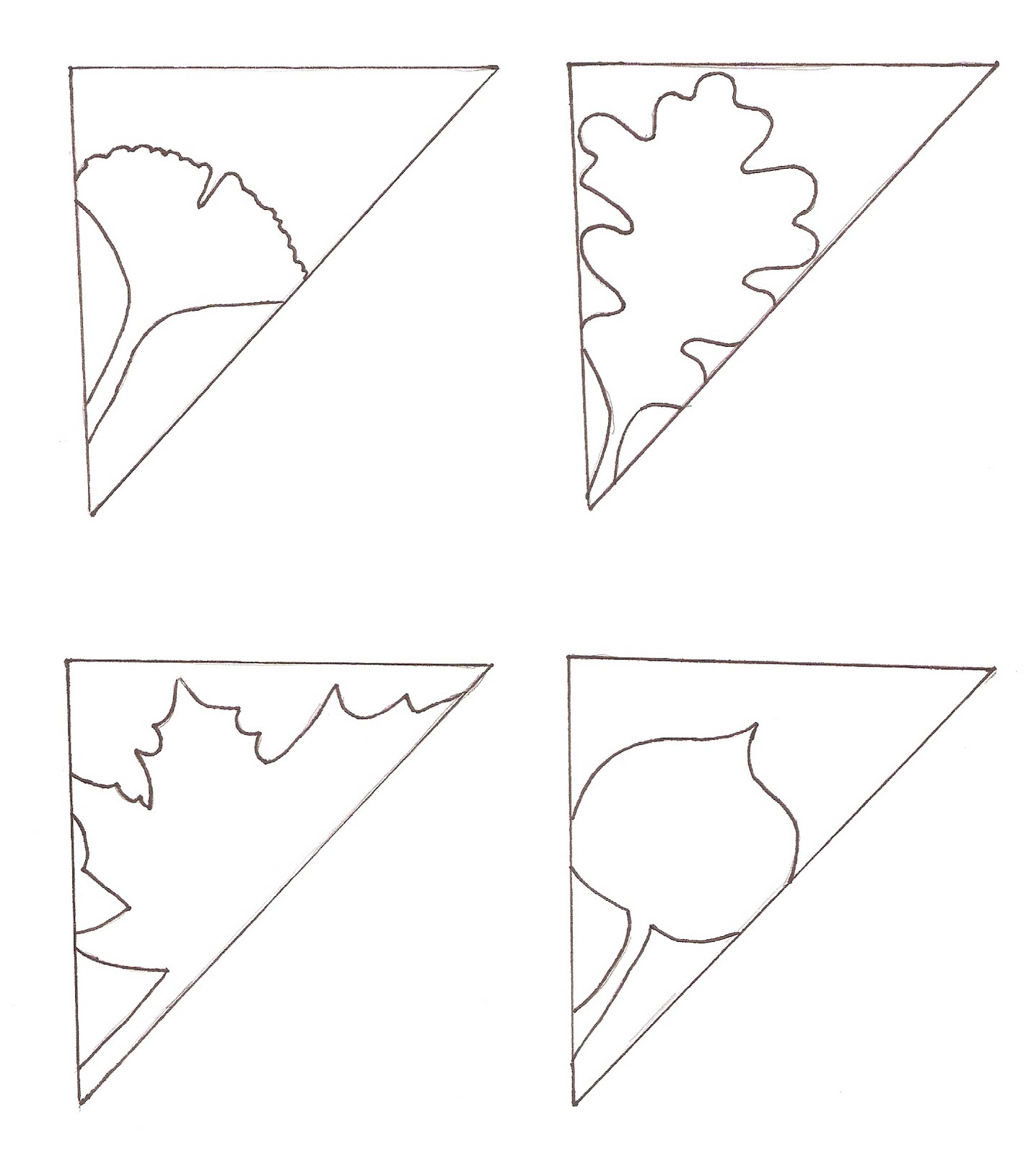 Leaf Cutouts Template