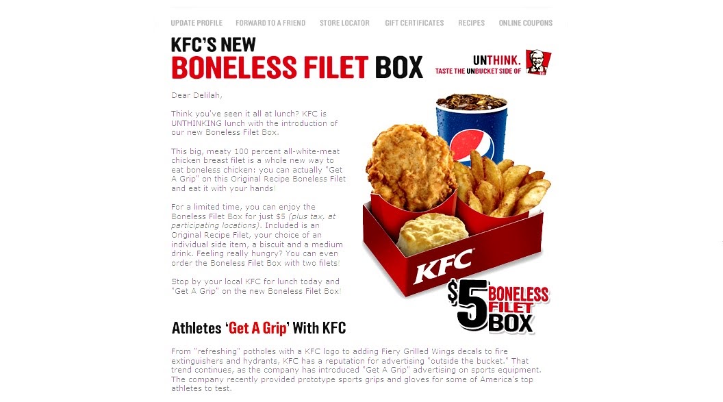 KFC Boneless Fillet Box is Here! Glamiva