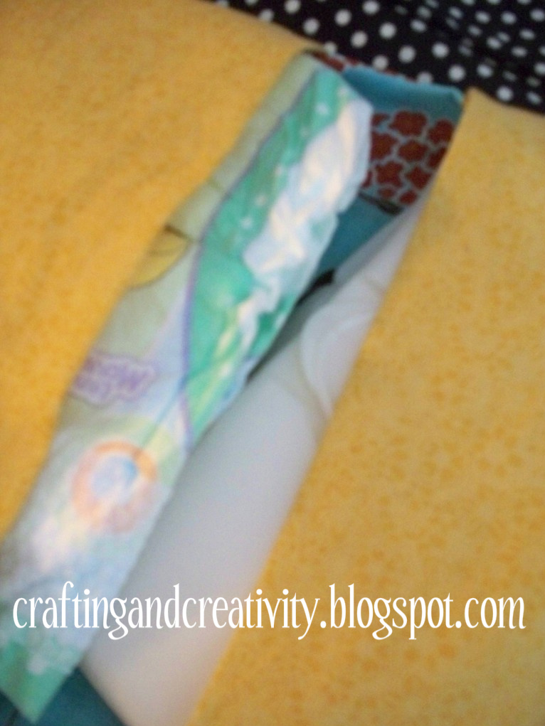 Crafting and Creativity the diaper clutch TUTORIAL