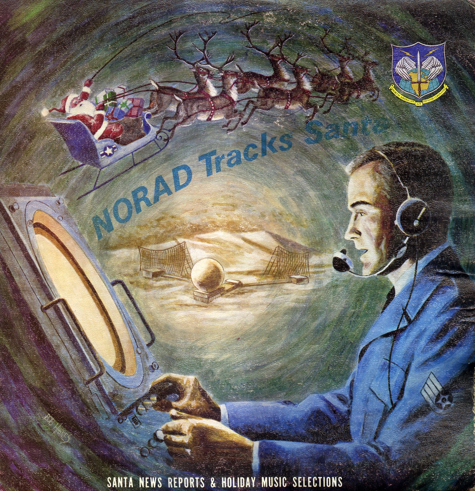 SPIDER FODDER Norad Tracks Santa Claus