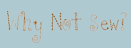 Why Not Sew?