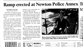 Newton Police Station Annex Ramp