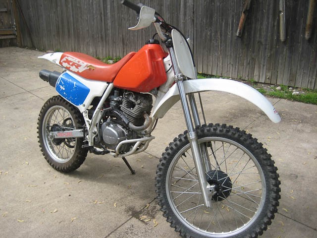 Barry's Bikes: 1990 Honda XR200 dirt bike wiring diagram lighting 