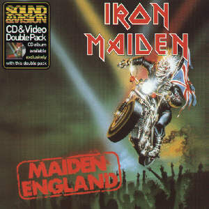 Portada Iron Maiden maiden england