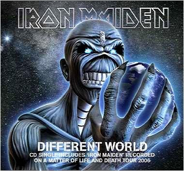 Portada Iron Maiden different world