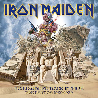 Portada Iron Maiden somewhere back in time