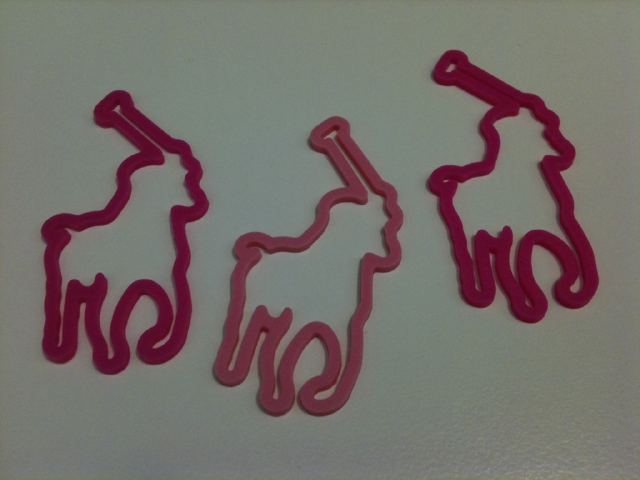 pink silly bandz