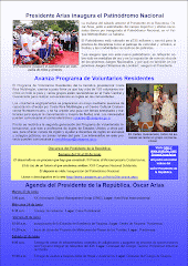 Article in Weekly Bulletin of Casa Presidencial