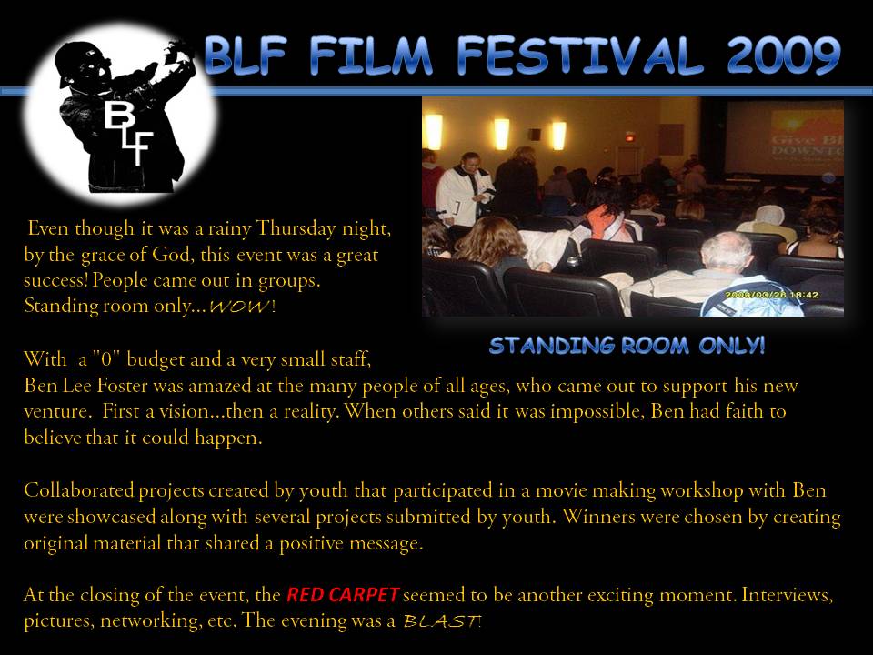 BLF FILM FESTIVAL 2009 Update