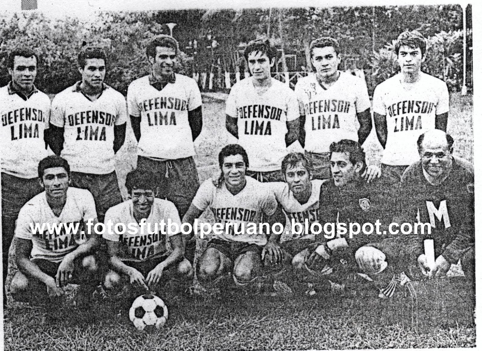 Fotos Fútbol Peruano Defensor Lima 1971