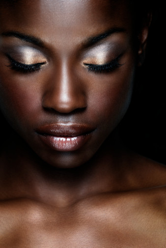 black woman face