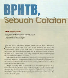 BPHTB, Sebuah Catatan