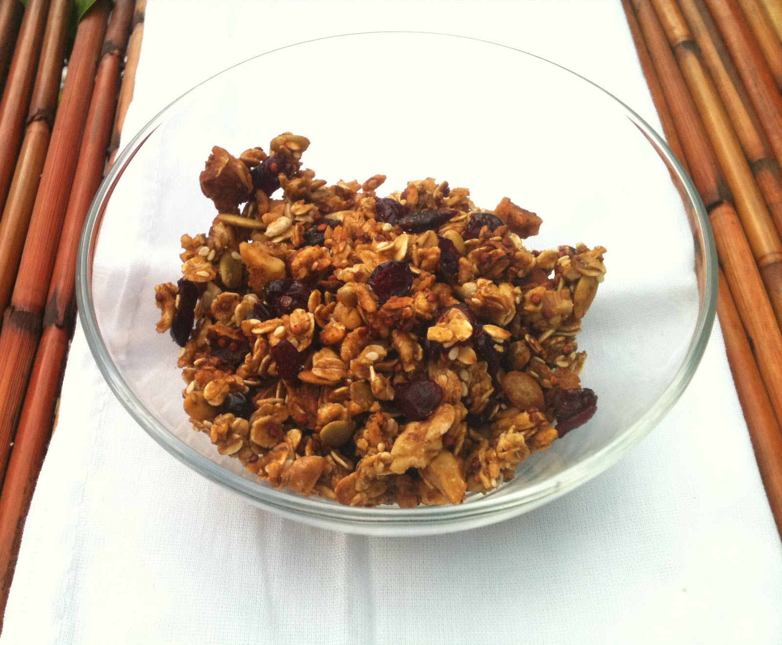 The Culinary Vampire Granola with quinoa and seeds