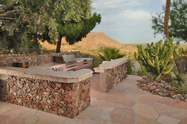 Outdoor Kitchen Construction: Tiles, tiles and more tiles.....