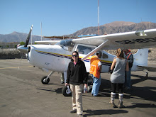 The 5 seater plane we flew in to see the Nazca Lines.