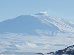 A close up of Mt. Erebus