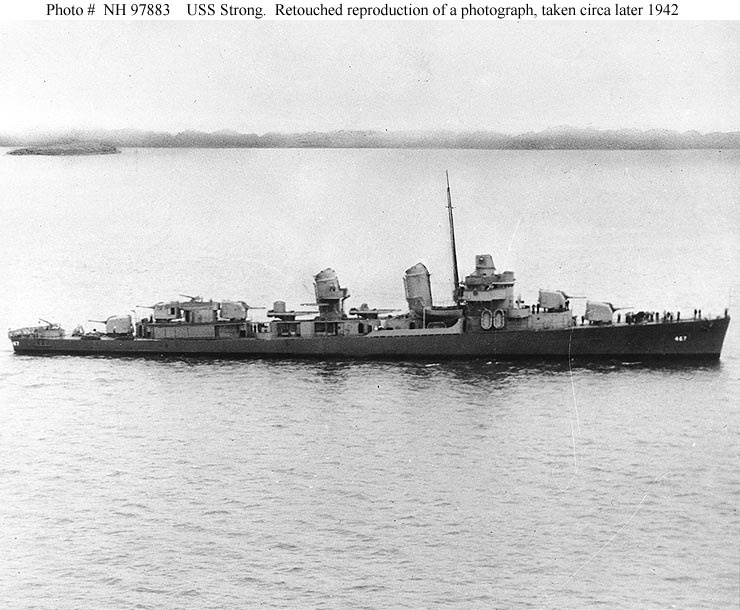 Naval Warfare USS Strong (DD467)
