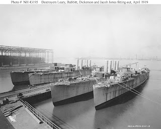 uss jacob dd jones leary naval shipyard york camden shipbuilding destroyer jersey photograph fitting dickerson 1918 historical center destroyers larger