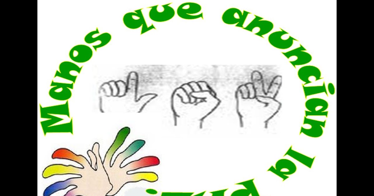 Manos que anuncian la PAZ