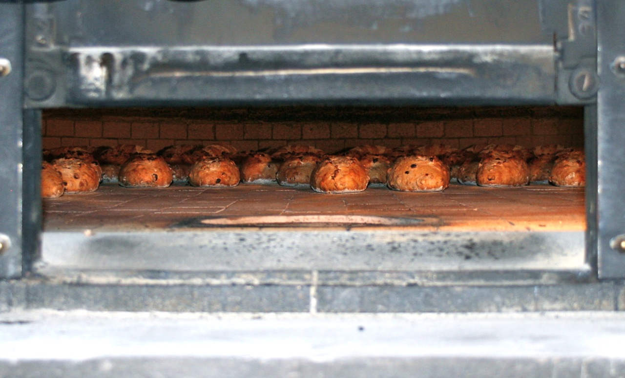 Hearth Bread bakery a 60ton woodfired stone oven