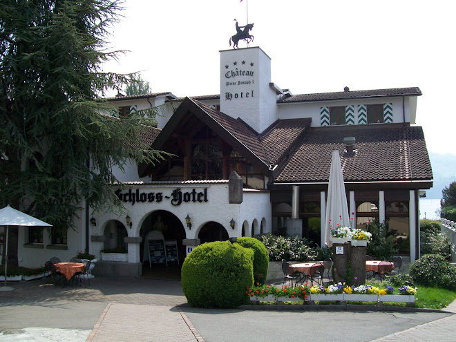 Staying at the Schloss Hotel in Luzern, Switzerland