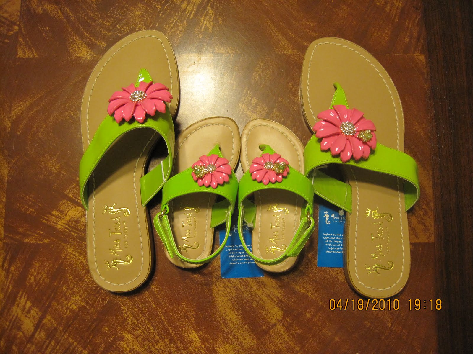 Shades of Pink Mother/Daughter shoes