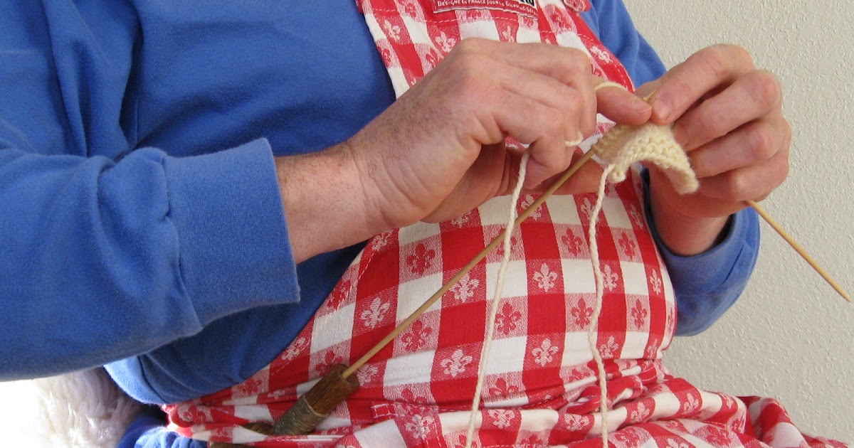 A Fisherman Knits Why Don't We See Knitting Sheaths in Old Art?