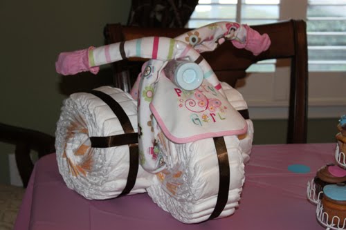 Diaper Tricycle Cake