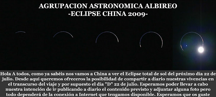 AGRUPACION ASTRONOMICA ALBIREO -ECLIPSE CHINA 2009